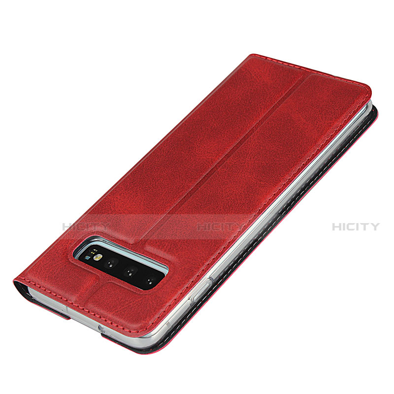 Custodia Portafoglio In Pelle Cover con Supporto T05 per Samsung Galaxy S10