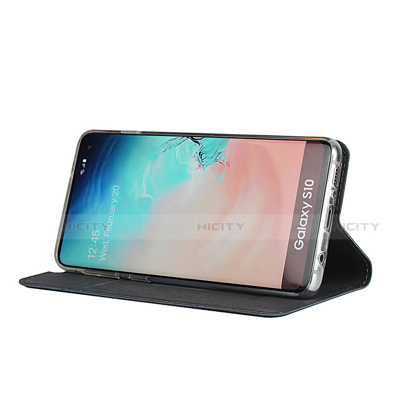 Custodia Portafoglio In Pelle Cover con Supporto T05 per Samsung Galaxy S10