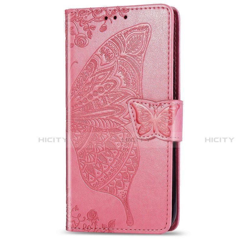 Custodia Portafoglio In Pelle Cover con Supporto T05 per Xiaomi Mi 10 Rosa