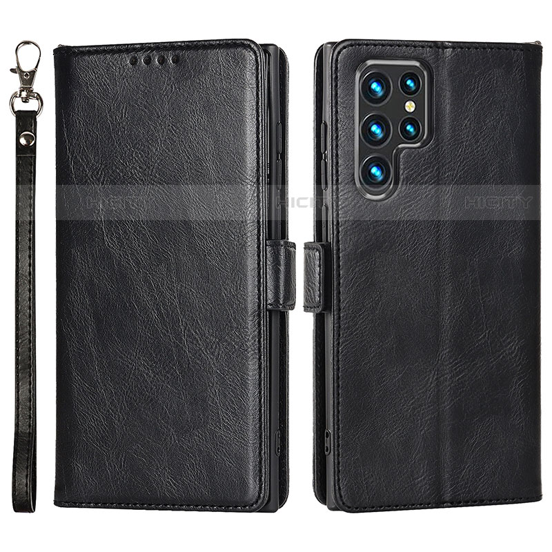 Custodia Portafoglio In Pelle Cover con Supporto T05D per Samsung Galaxy S21 Ultra 5G