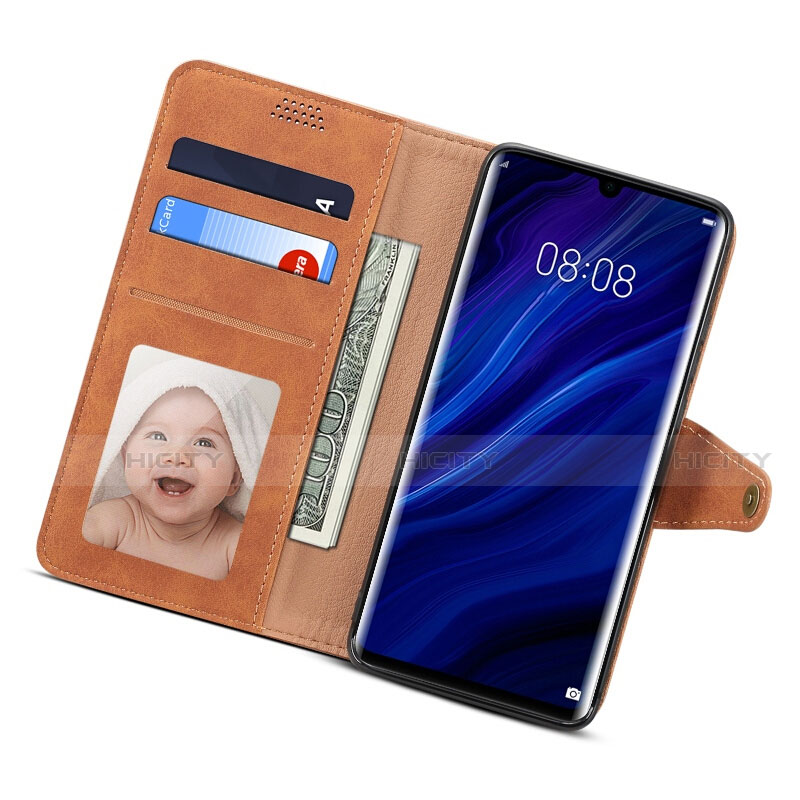 Custodia Portafoglio In Pelle Cover con Supporto T06 per Huawei P30