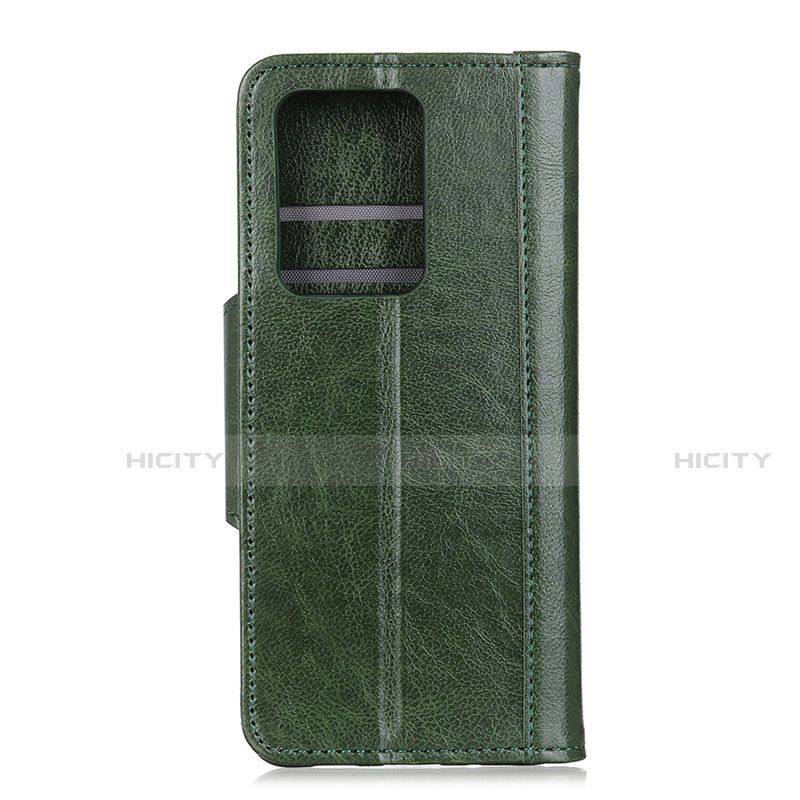 Custodia Portafoglio In Pelle Cover con Supporto T06 per Huawei P40 Pro+ Plus Verde