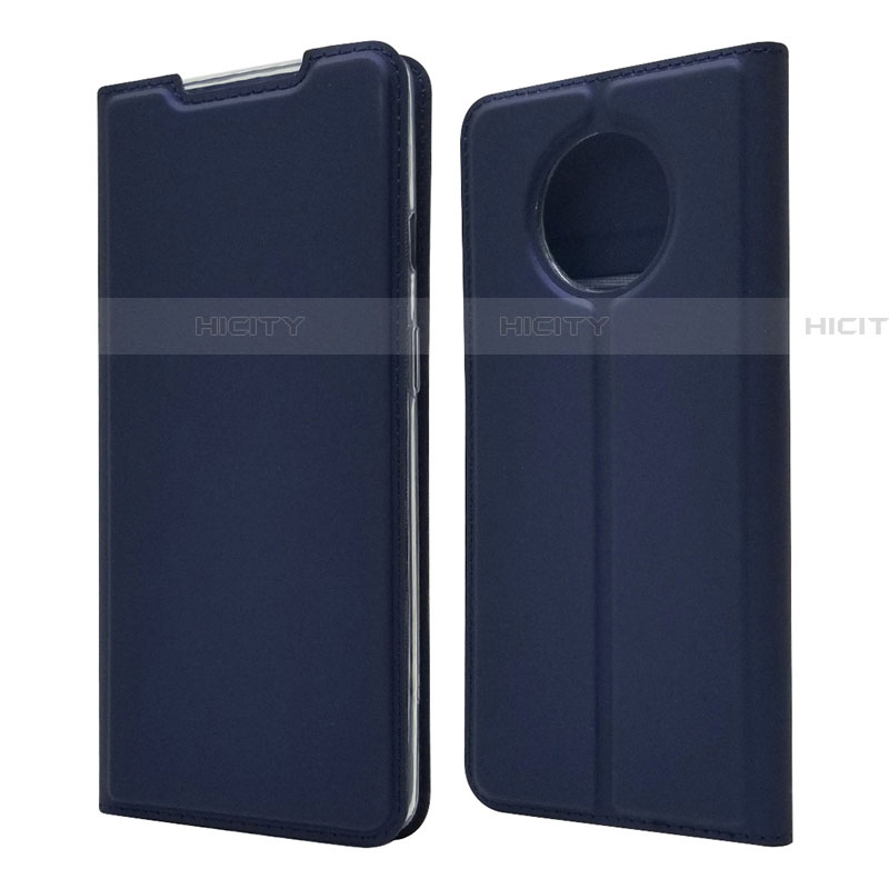 Custodia Portafoglio In Pelle Cover con Supporto T06 per OnePlus 7T Blu