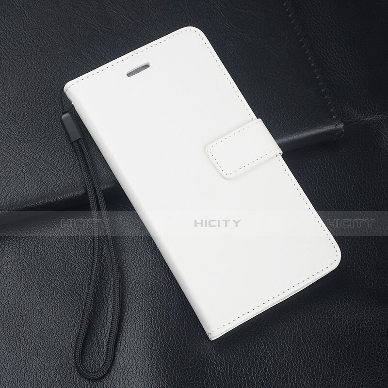 Custodia Portafoglio In Pelle Cover con Supporto T06 per Xiaomi Mi 9T Bianco