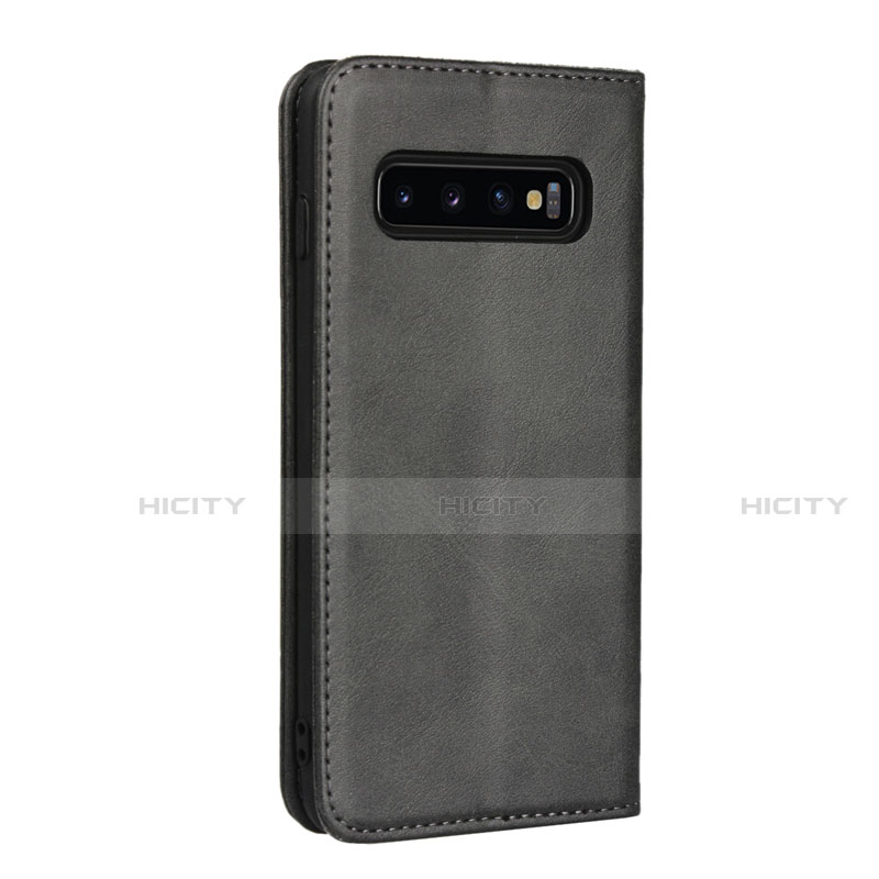 Custodia Portafoglio In Pelle Cover con Supporto T07 per Samsung Galaxy S10