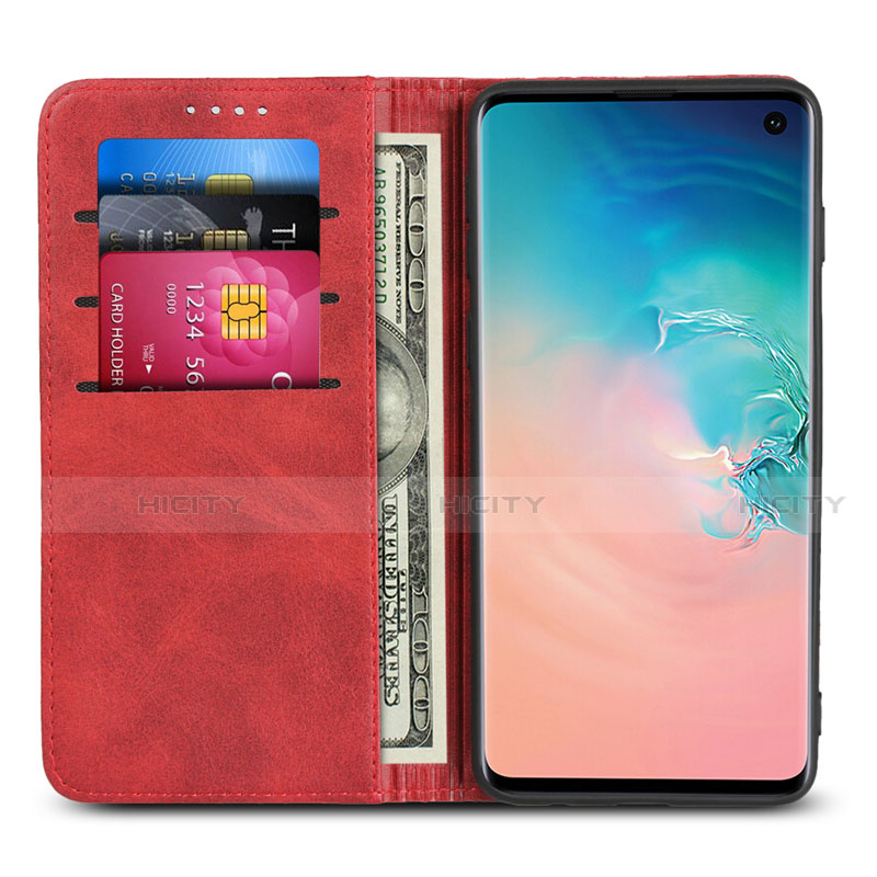 Custodia Portafoglio In Pelle Cover con Supporto T07 per Samsung Galaxy S10 5G