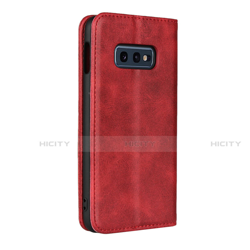 Custodia Portafoglio In Pelle Cover con Supporto T07 per Samsung Galaxy S10e