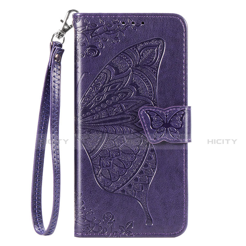 Custodia Portafoglio In Pelle Cover con Supporto T07 per Xiaomi Mi 10 Pro Viola