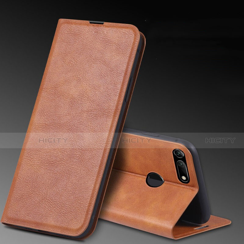 Custodia Portafoglio In Pelle Cover con Supporto T08 per Huawei Honor View 20