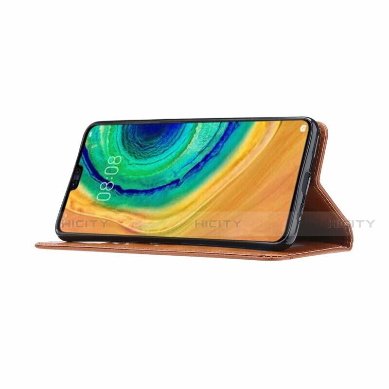 Custodia Portafoglio In Pelle Cover con Supporto T08 per Huawei Mate 30 Pro