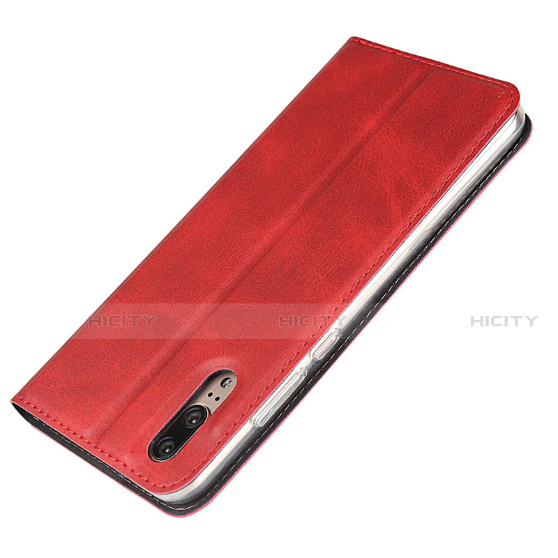 Custodia Portafoglio In Pelle Cover con Supporto T08 per Huawei P20