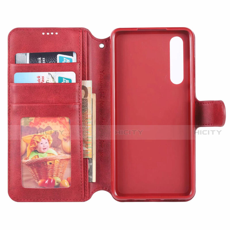 Custodia Portafoglio In Pelle Cover con Supporto T08 per Huawei P30