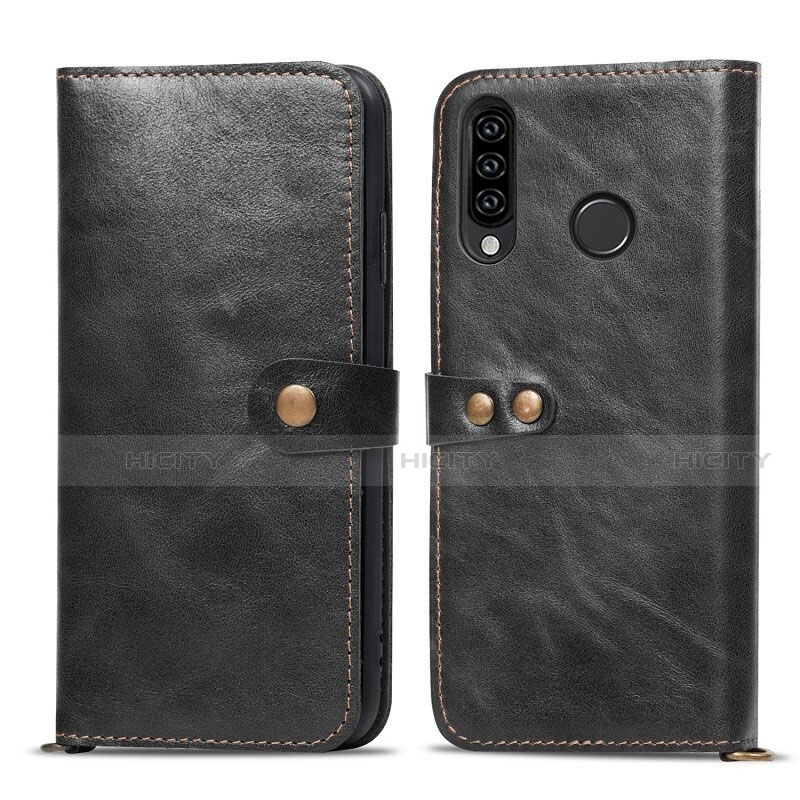 Custodia Portafoglio In Pelle Cover con Supporto T08 per Huawei P30 Lite New Edition