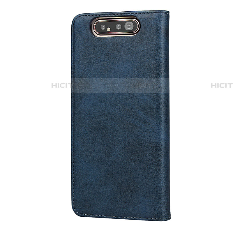 Custodia Portafoglio In Pelle Cover con Supporto T08 per Samsung Galaxy A80