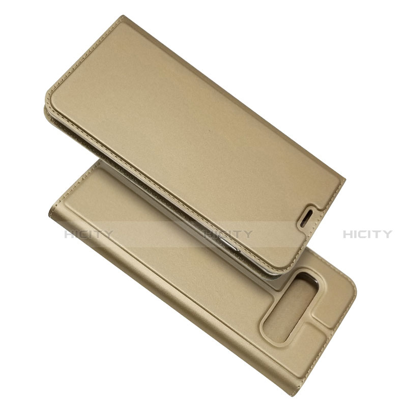 Custodia Portafoglio In Pelle Cover con Supporto T08 per Samsung Galaxy S10