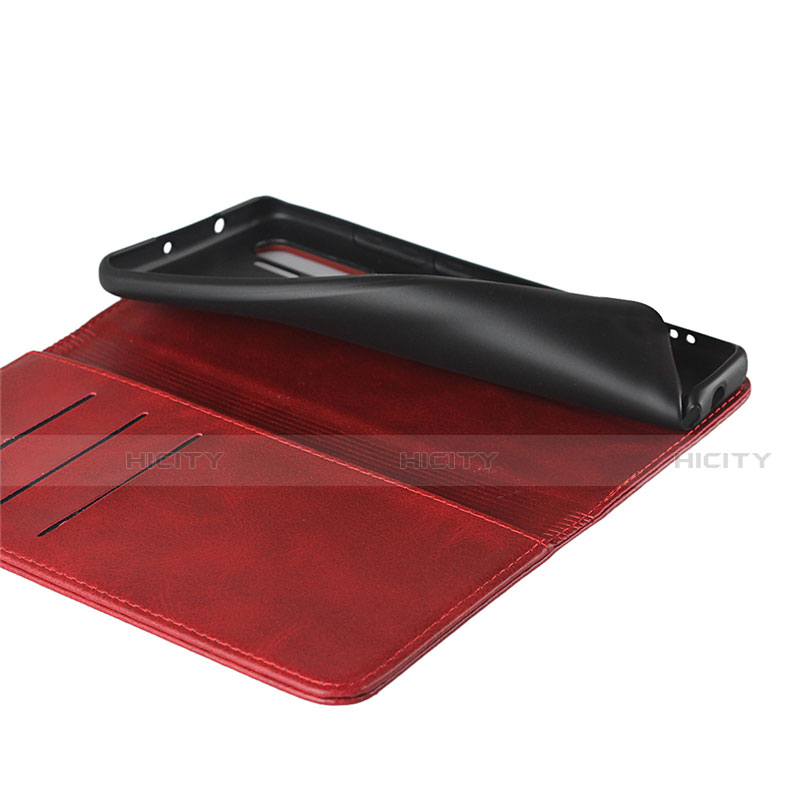 Custodia Portafoglio In Pelle Cover con Supporto T08 per Xiaomi Mi Note 10 Pro