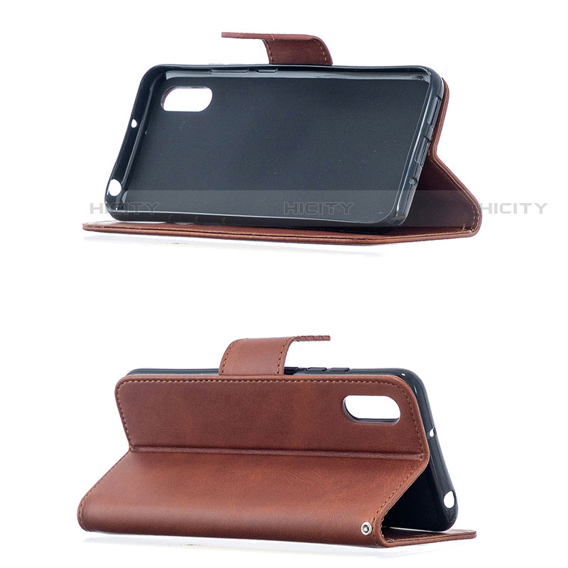 Custodia Portafoglio In Pelle Cover con Supporto T08 per Xiaomi Redmi 9A