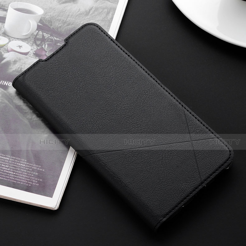 Custodia Portafoglio In Pelle Cover con Supporto T08 per Xiaomi Redmi K20 Pro Nero