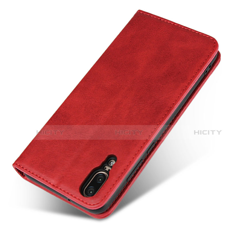 Custodia Portafoglio In Pelle Cover con Supporto T09 per Huawei P20