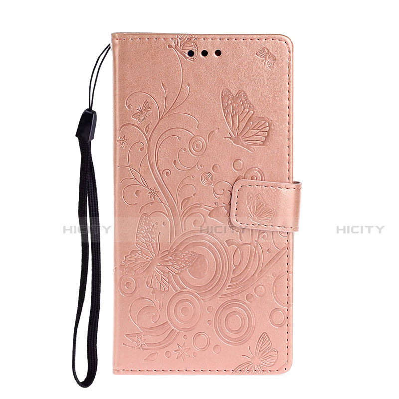 Custodia Portafoglio In Pelle Cover con Supporto T09 per Huawei P40 Pro Oro Rosa