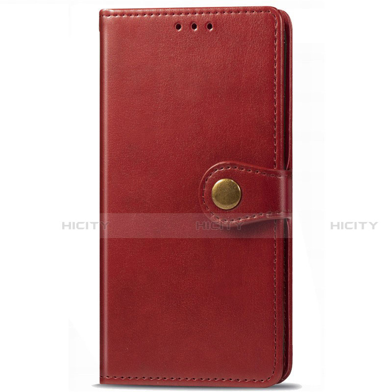 Custodia Portafoglio In Pelle Cover con Supporto T09 per Huawei P40 Rosso