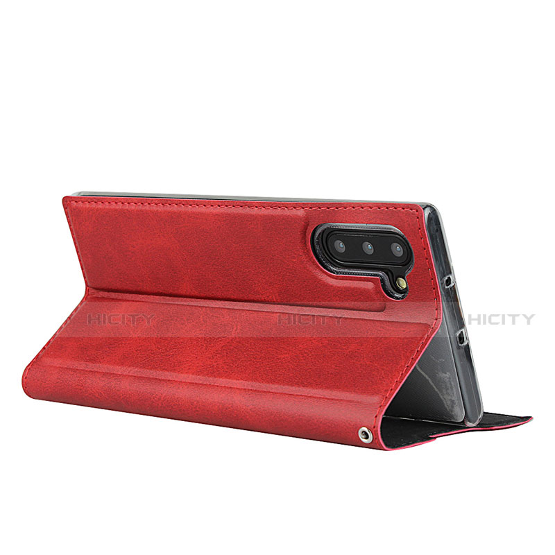 Custodia Portafoglio In Pelle Cover con Supporto T09 per Samsung Galaxy Note 10