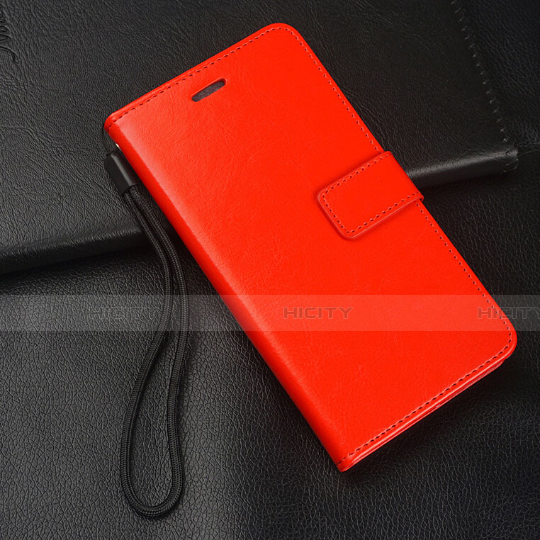 Custodia Portafoglio In Pelle Cover con Supporto T09 per Samsung Galaxy S10e Rosso