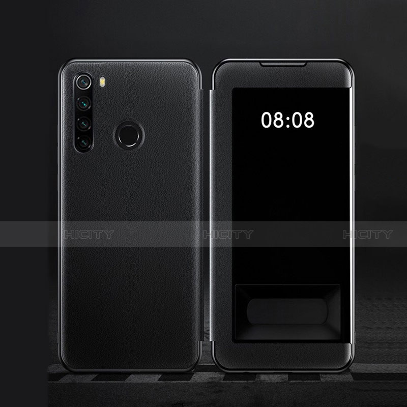 Custodia Portafoglio In Pelle Cover con Supporto T09 per Xiaomi Redmi Note 8T Nero