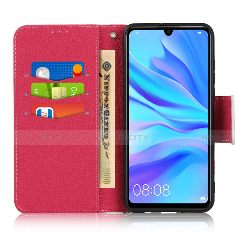 Custodia Portafoglio In Pelle Cover con Supporto T10 per Huawei Nova 4e