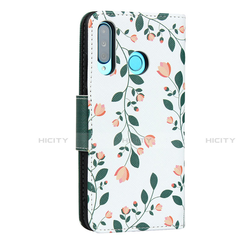 Custodia Portafoglio In Pelle Cover con Supporto T10 per Huawei P30 Lite New Edition