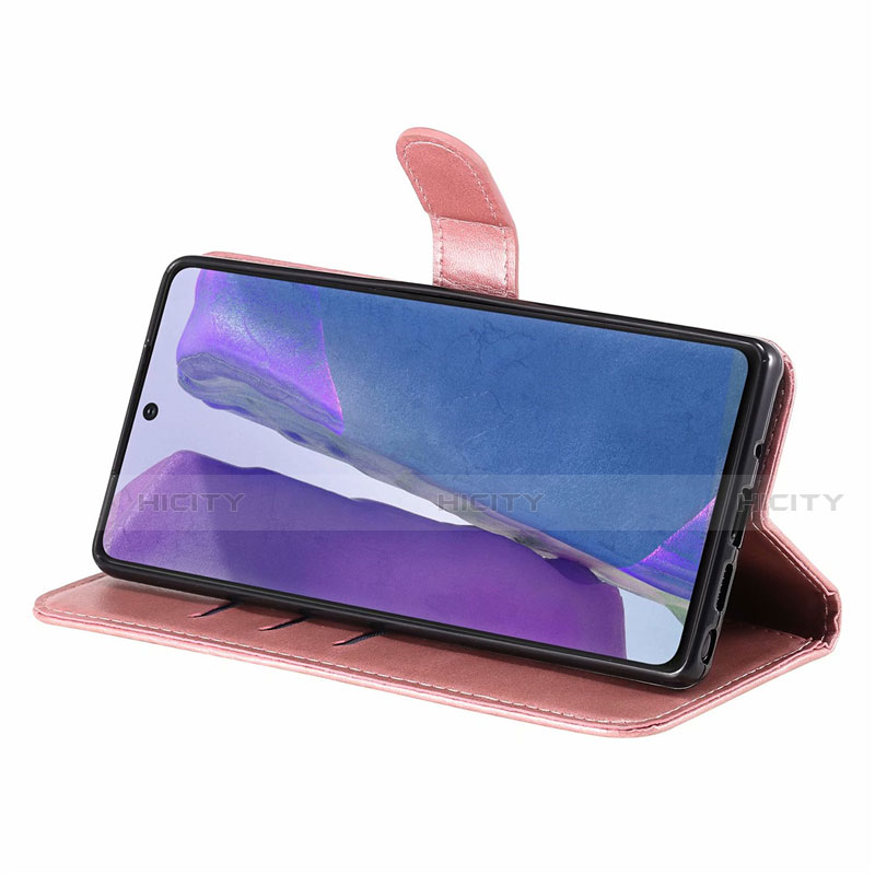 Custodia Portafoglio In Pelle Cover con Supporto T10 per Samsung Galaxy Note 20 5G