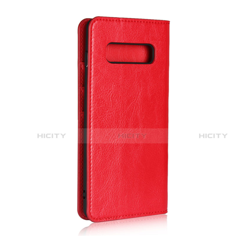 Custodia Portafoglio In Pelle Cover con Supporto T10 per Samsung Galaxy S10 Plus