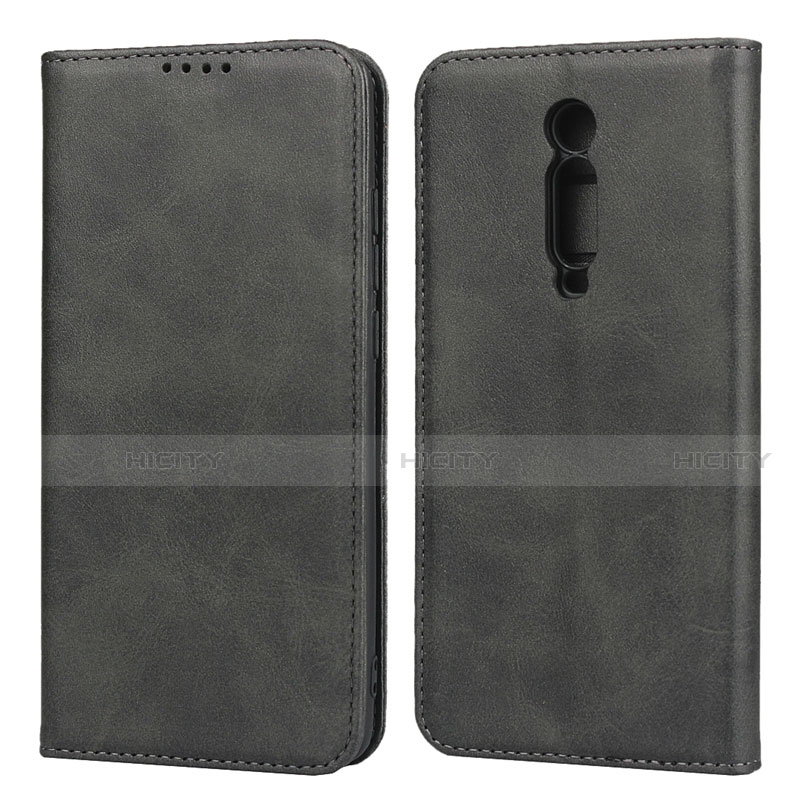 Custodia Portafoglio In Pelle Cover con Supporto T10 per Xiaomi Redmi K20 Pro Nero