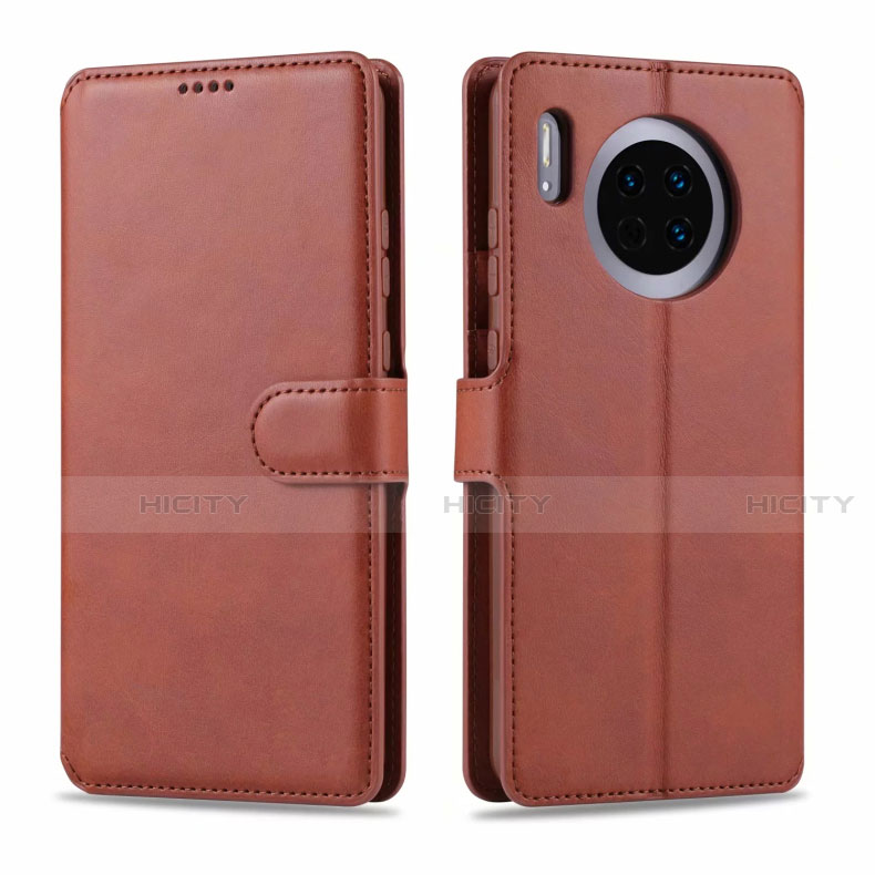 Custodia Portafoglio In Pelle Cover con Supporto T11 per Huawei Mate 30 Marrone