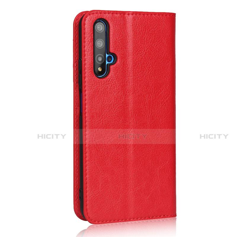 Custodia Portafoglio In Pelle Cover con Supporto T11 per Huawei Nova 5T Rosso