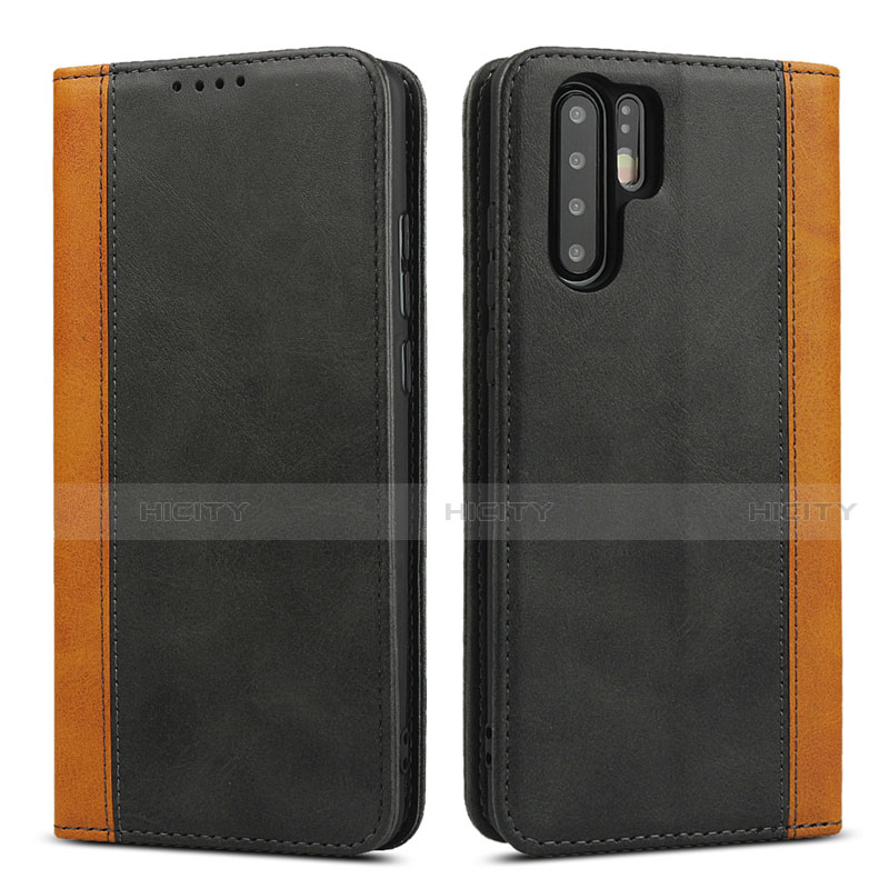 Custodia Portafoglio In Pelle Cover con Supporto T11 per Huawei P30 Pro New Edition Nero