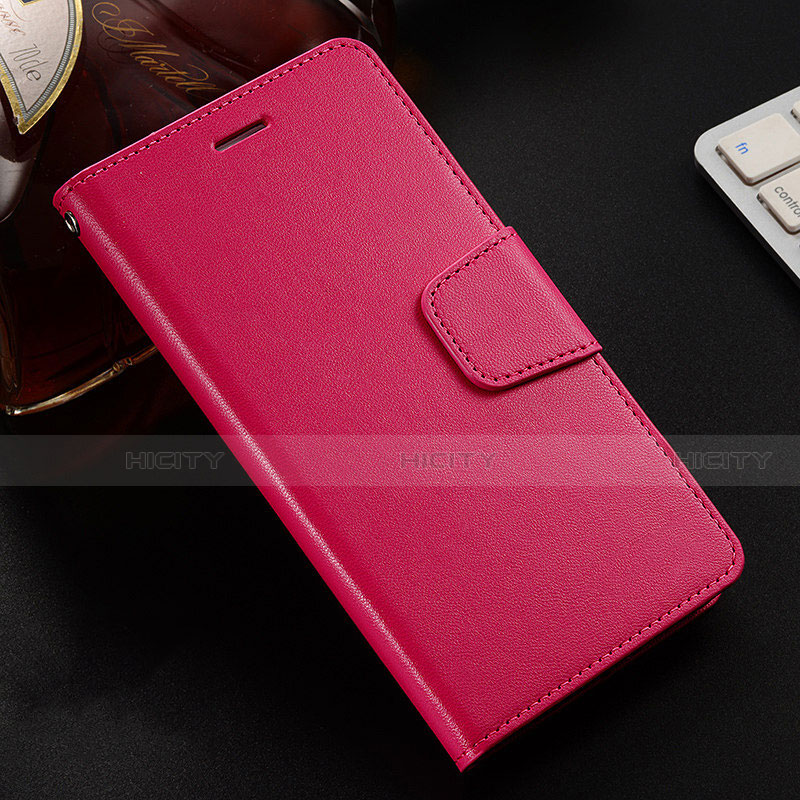 Custodia Portafoglio In Pelle Cover con Supporto T12 per Huawei Honor 20 Lite Rosso