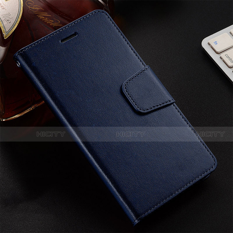 Custodia Portafoglio In Pelle Cover con Supporto T12 per Huawei Honor 20i Blu