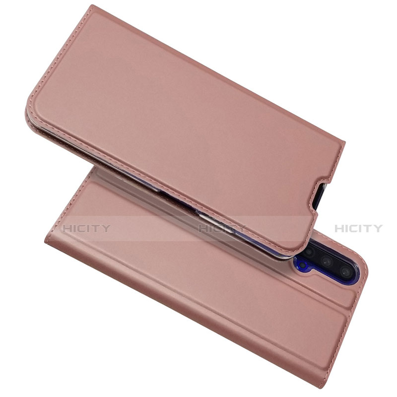 Custodia Portafoglio In Pelle Cover con Supporto T12 per Huawei Nova 5T Rosa