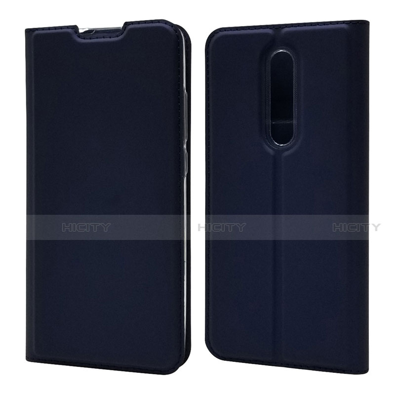 Custodia Portafoglio In Pelle Cover con Supporto T12 per Xiaomi Redmi K20 Pro Blu