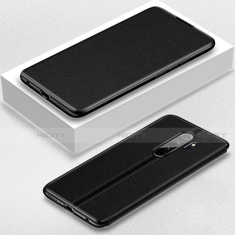 Custodia Portafoglio In Pelle Cover con Supporto T12 per Xiaomi Redmi Note 8 Pro Nero