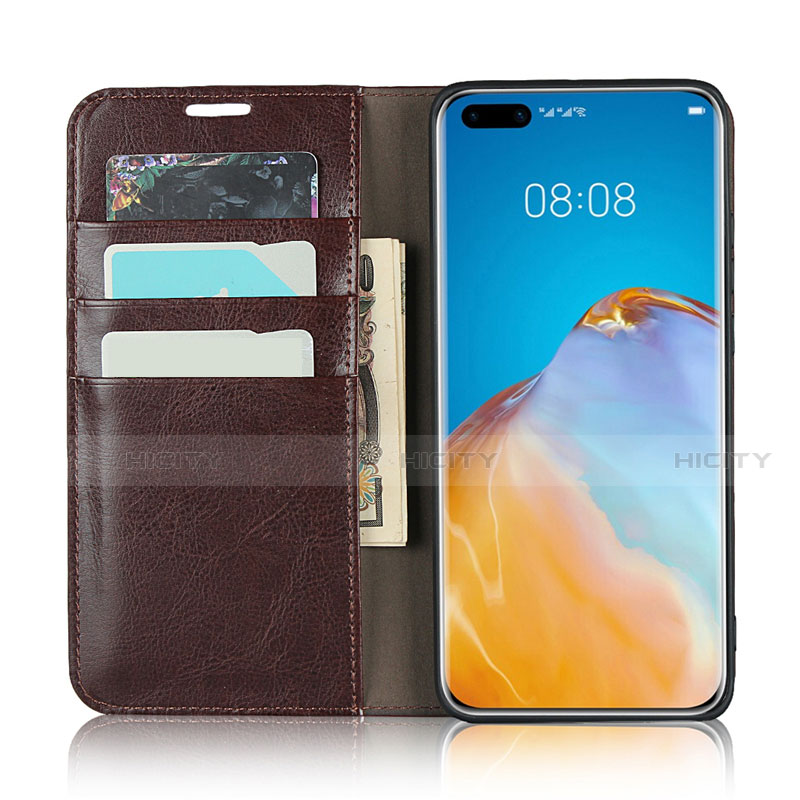 Custodia Portafoglio In Pelle Cover con Supporto T14 per Huawei P40 Pro