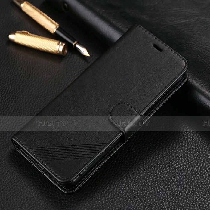 Custodia Portafoglio In Pelle Cover con Supporto T14 per Xiaomi Redmi Note 8 Pro Nero