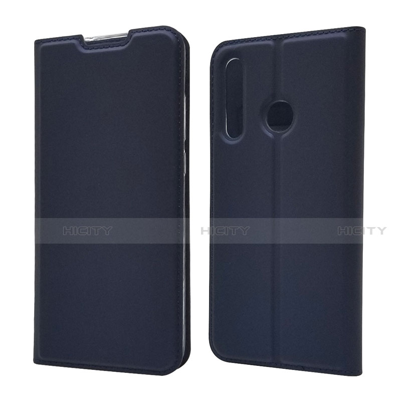 Custodia Portafoglio In Pelle Cover con Supporto T15 per Huawei Honor 20 Lite Blu
