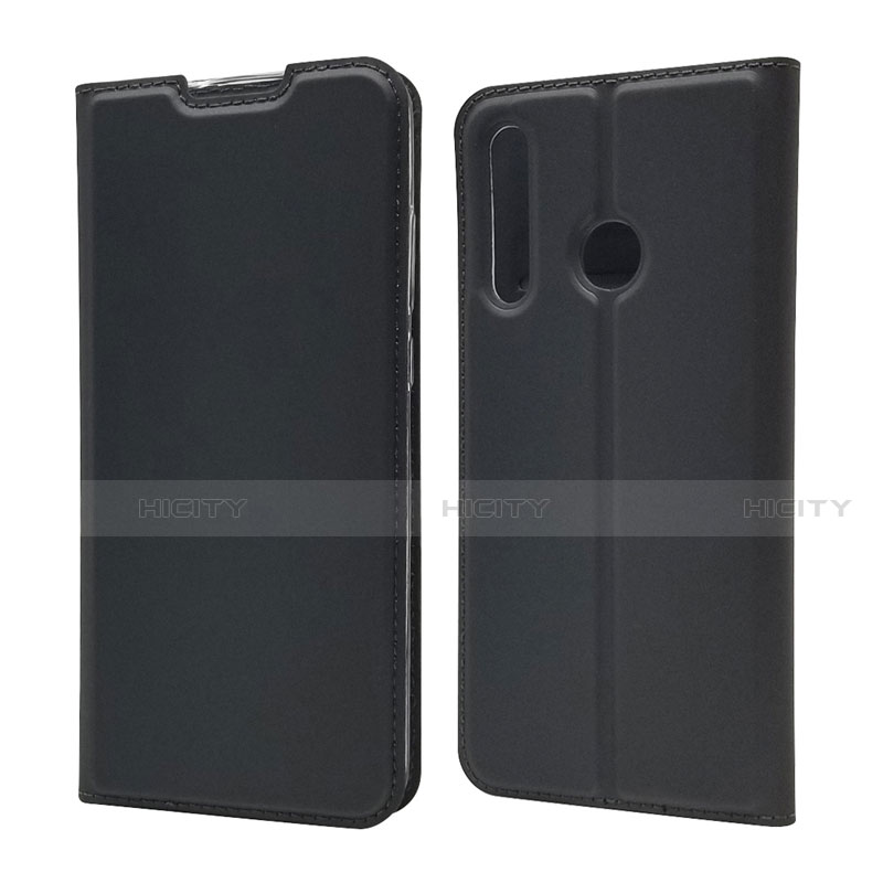 Custodia Portafoglio In Pelle Cover con Supporto T15 per Huawei P Smart+ Plus (2019) Nero