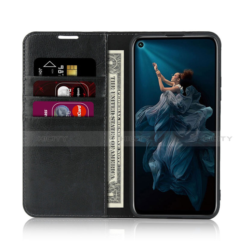 Custodia Portafoglio In Pelle Cover con Supporto T16 per Huawei Honor 20 Pro