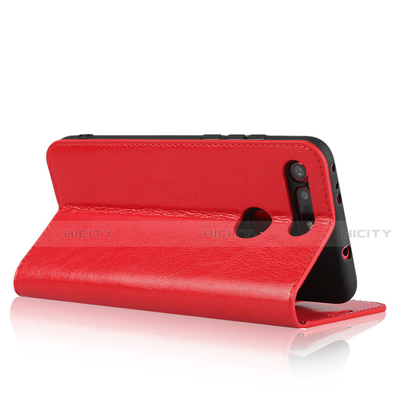 Custodia Portafoglio In Pelle Cover con Supporto T19 per Huawei Honor V20