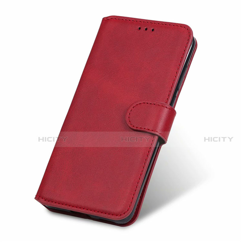 Custodia Portafoglio In Pelle Cover con Supporto T19 per Huawei P40 Rosso