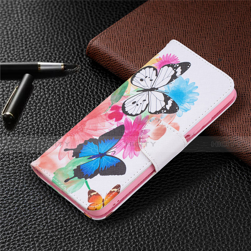 Custodia Portafoglio In Pelle Cover con Supporto T19 per Xiaomi Poco M3 Multicolore
