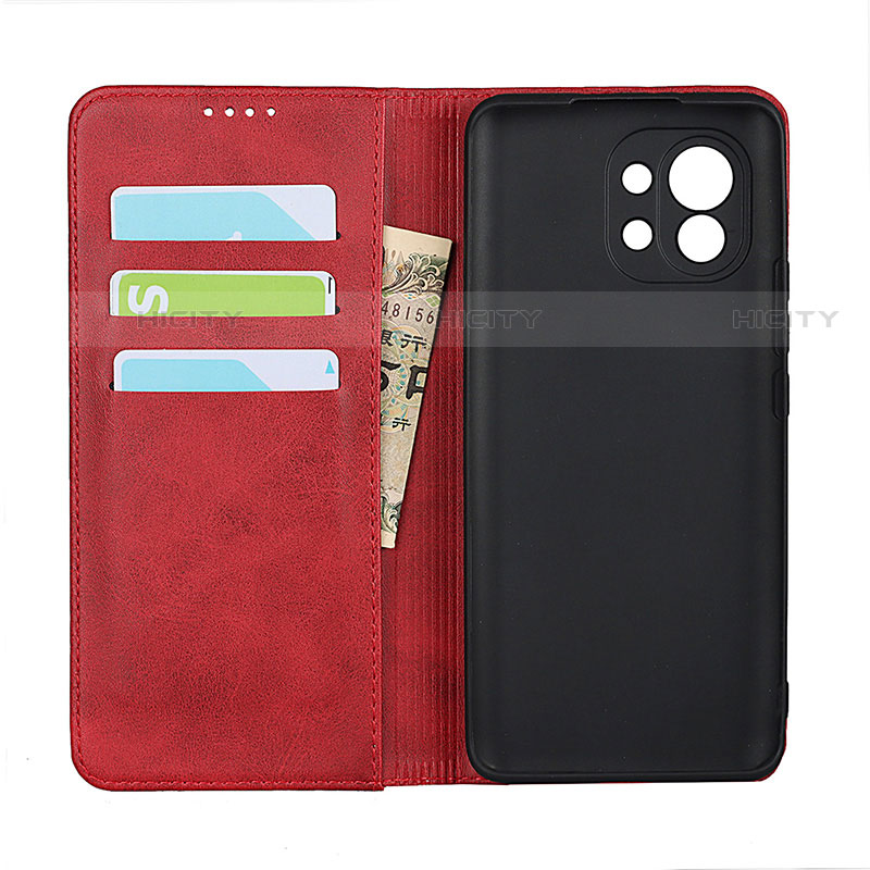 Custodia Portafoglio In Pelle Cover con Supporto T20 per Xiaomi Mi 11 Lite 5G